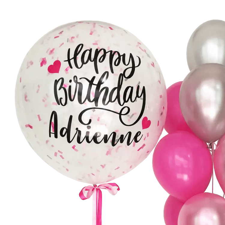 Jumbo Helium Birthday Balloons Bunch - 36 Inch