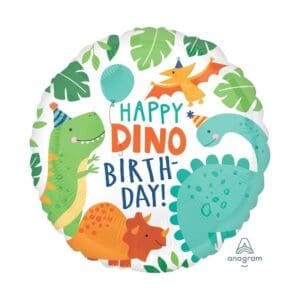 Dinomite Birthday Party Foil Balloon