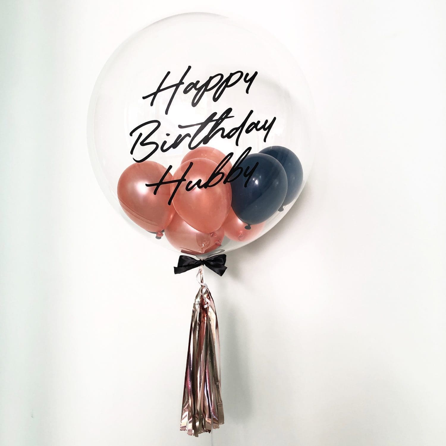 Happy Birthday Bubble Mylar Balloon Bouquet (6 Balloons) - Balloon Delivery  by