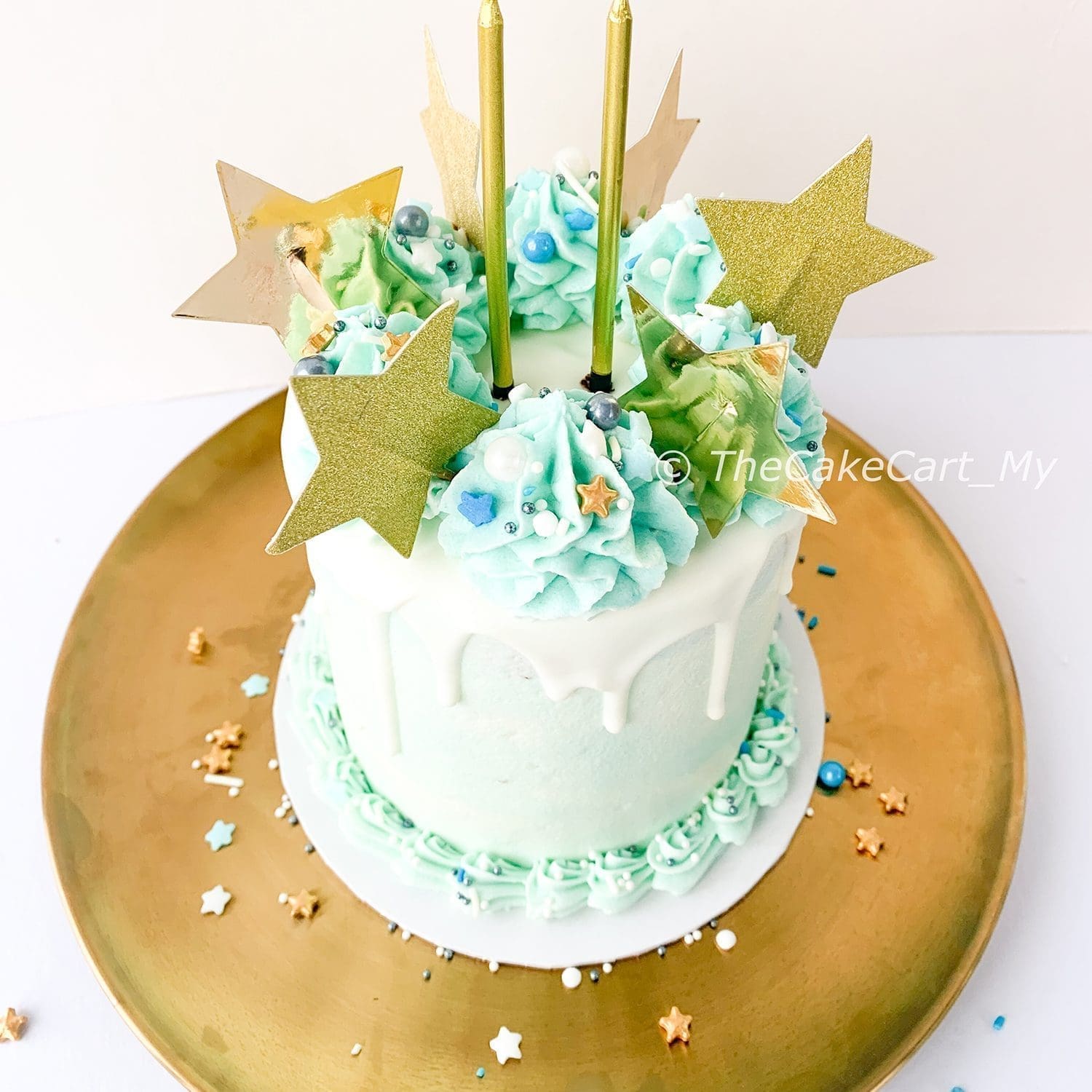 Tasty Twinkle Blue Designer Cake