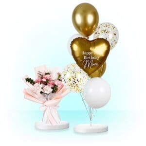 Love Helium Balloons & Flowers
