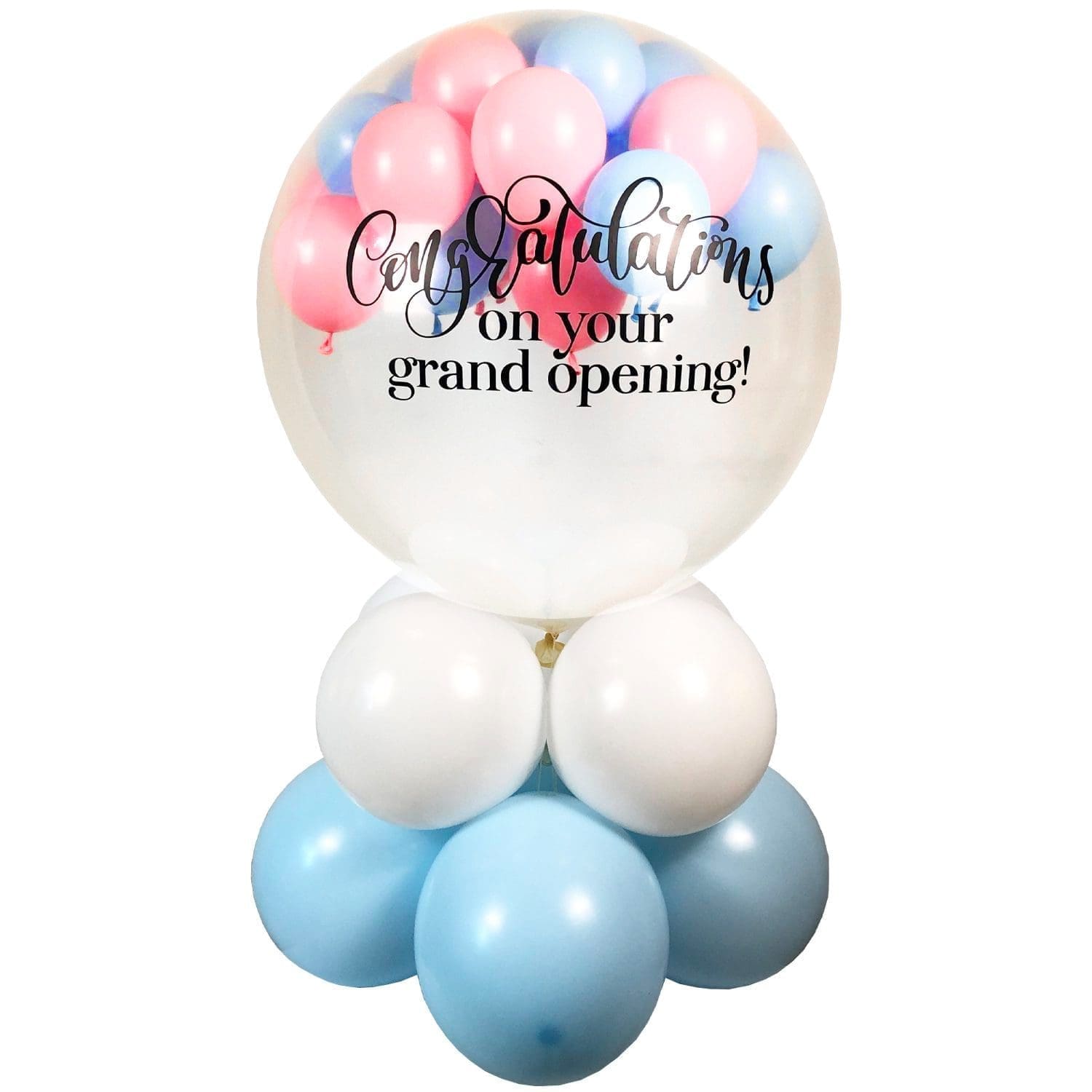 Congratulatory Balloon Pop Gimmick Shop Opening Fly