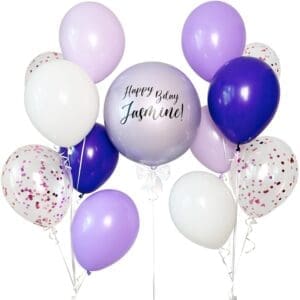 Ultimate Lavender Orbz Helium Balloons