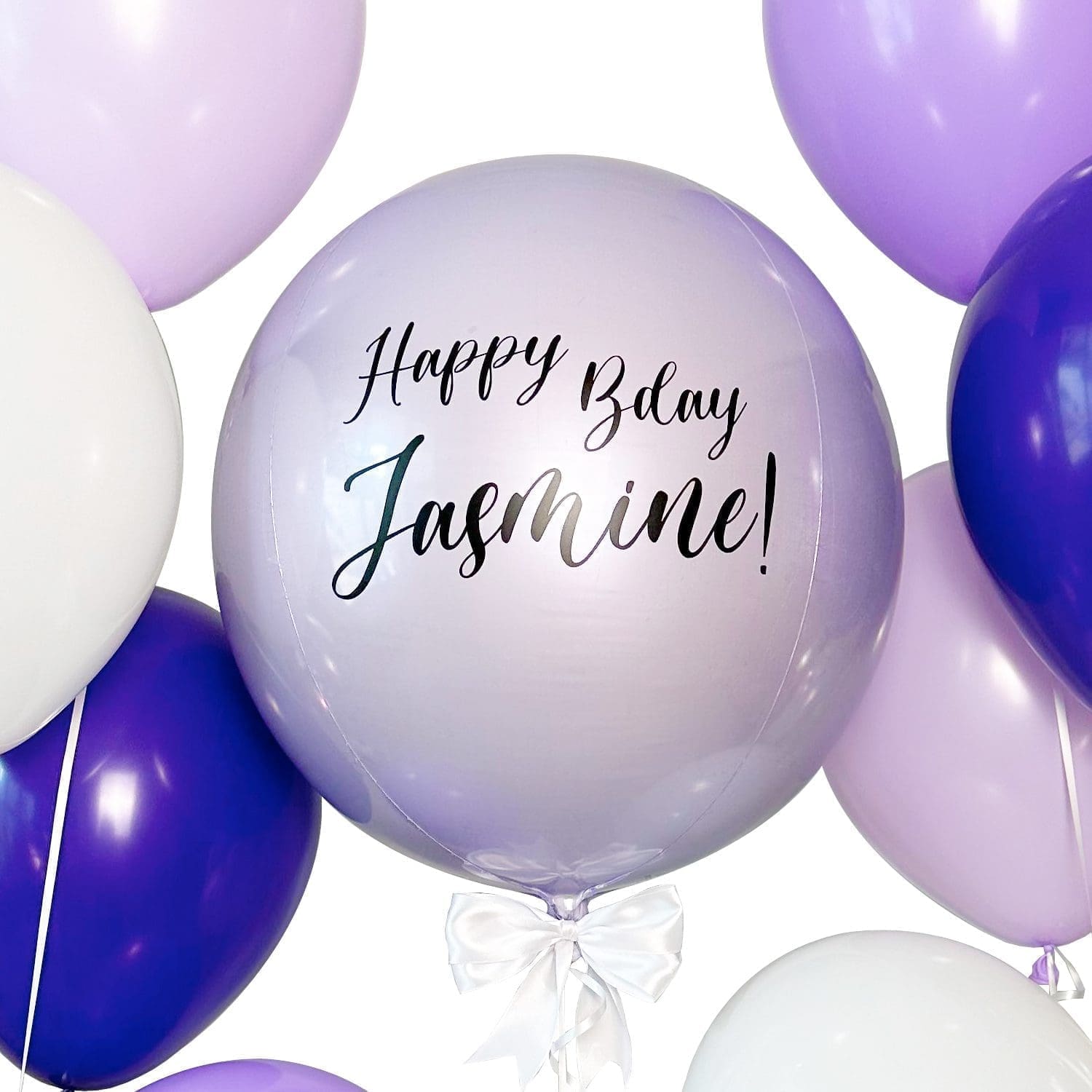 Lavender & Purple Helium Balloon Bunch