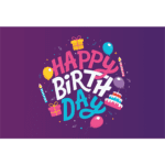 Happier Birthday Designer Greeting Card