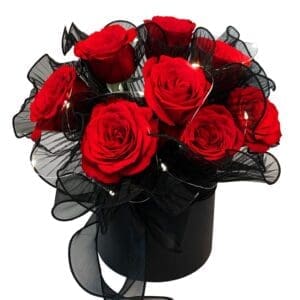 Romantic Ruffled Rose Bloom Box - Valentine's Day