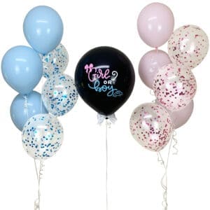 Gender Reveal Balloon Bouquet with different designs