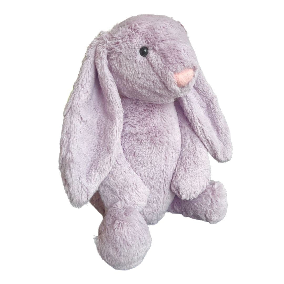 Cuddly Bunny Plushie - Lavender - Side