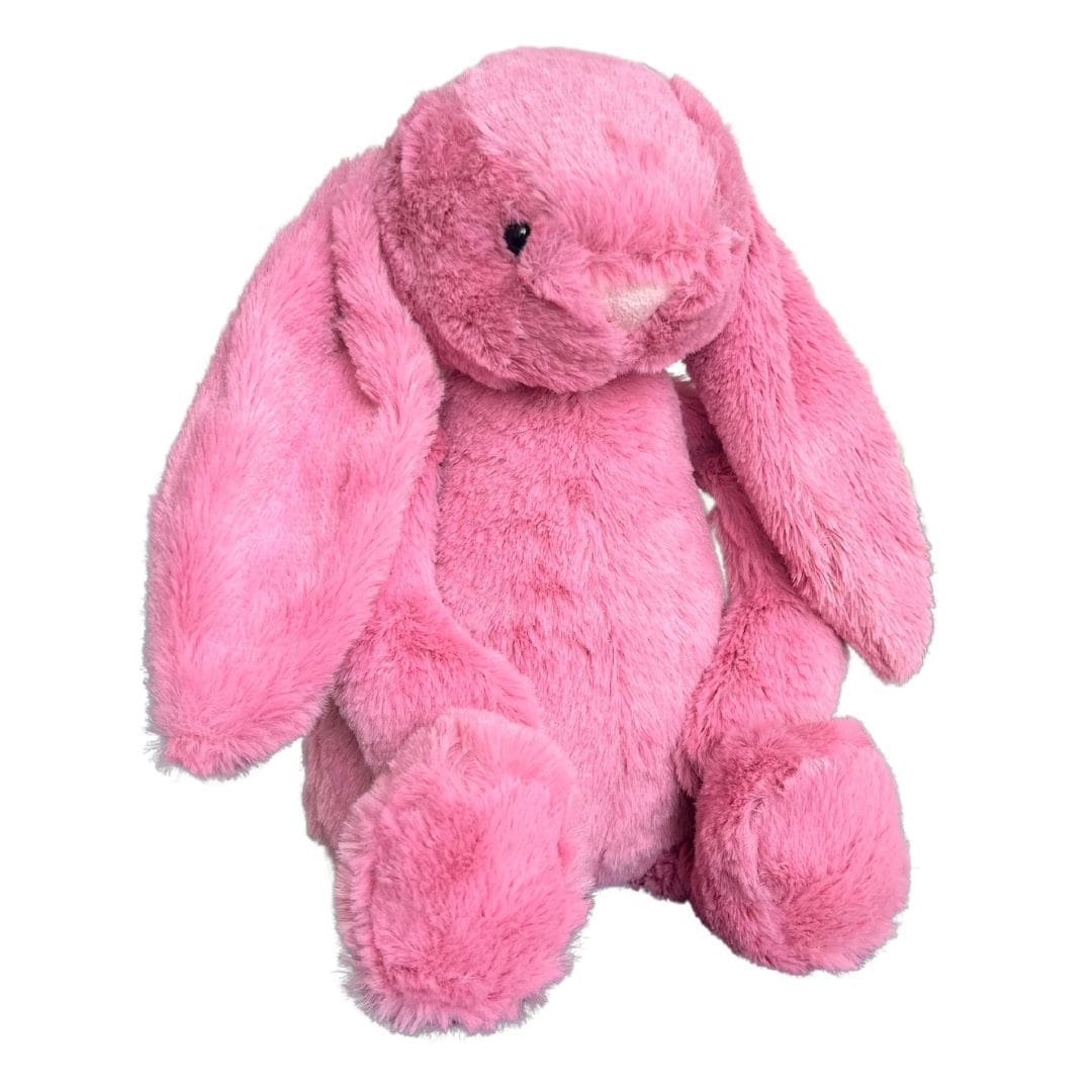 Cuddly Bunny Plushie Rose Pink - Side