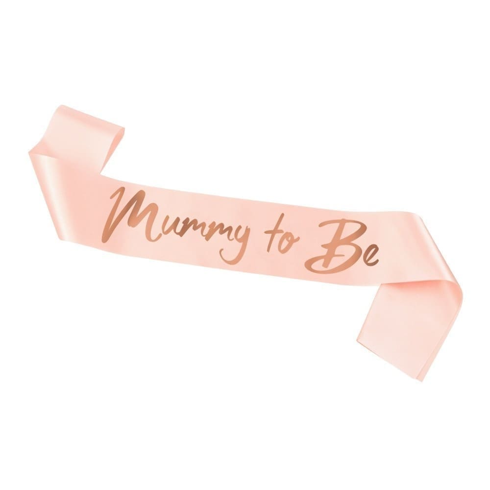 Mummy to be 2024 sash rose gold
